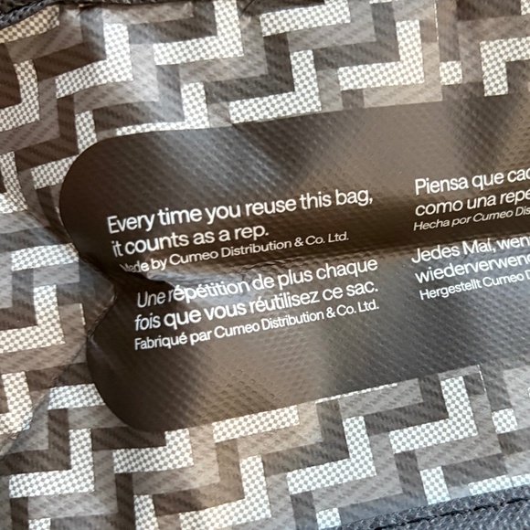 Lululemon shopping tote bag Holiday Design small brown - Picture 3 of 5